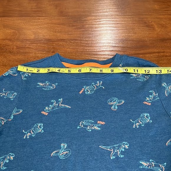 Cat & Jack 3 Shirt Bundle Lion Dinosaur Snake & Solid T Shirt Medium 8-10 - Picture 7 of 16